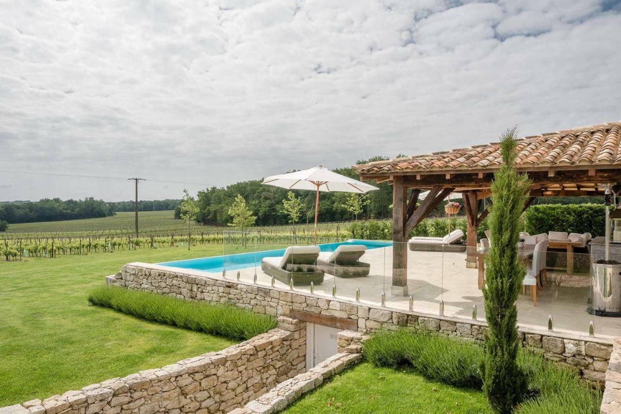 Вилла Luxury French Stone Country House Pellegrue Экстерьер фото